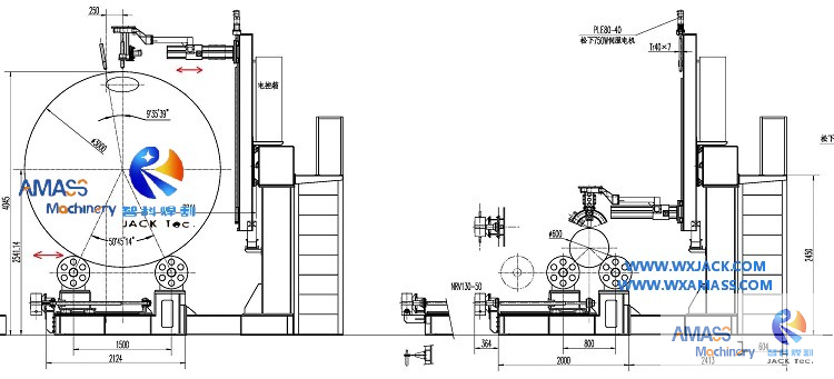Máy cắt ống CNC hạng nặng 5 trục 3000/9 ngọn lửa và Plasma